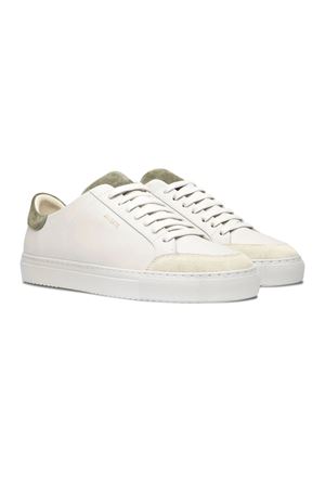 White calf leather Clean 90 sneakers AXEL ARIGATO | F2766004BEIGEGREEN